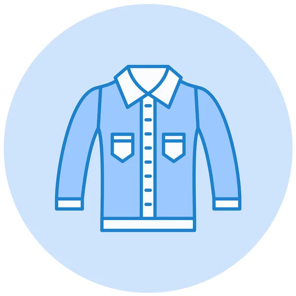 Jacke Web Symbol Einfache Illustration — Stockvektor