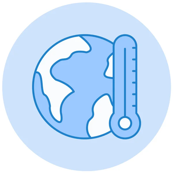 Earth Web Icon Simple Illustration — Stock Vector