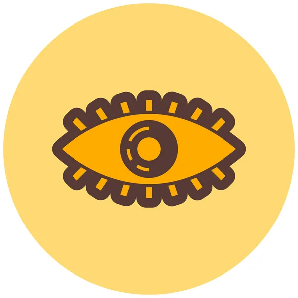 Auge Auge Web Symbol Einfache Illustration — Stockvektor