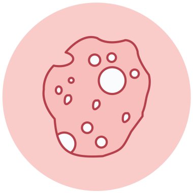 Ay. Web simgesi basit illüstrasyon