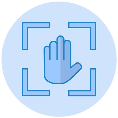 el simgesi vektör illüstrasyonu