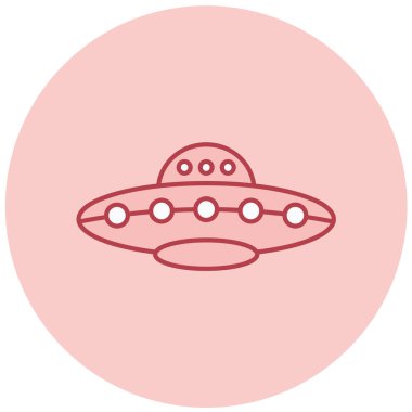 ufo. Web simgesi basit illüstrasyon