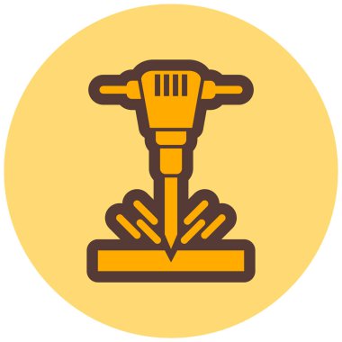 Dairesel testerenin vektör illüstrasyonu