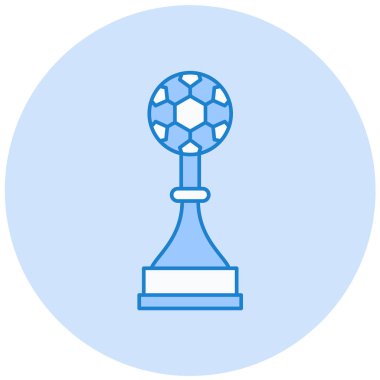 Kupa. Web simgesi basit illüstrasyon