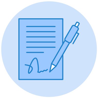 Belge. Web simgesi basit illüstrasyon