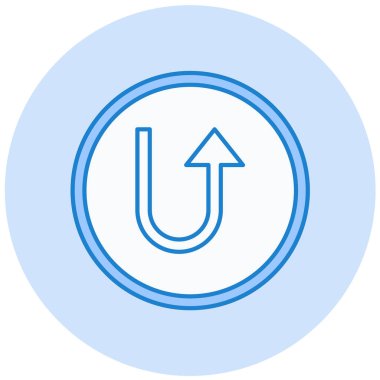 yön modern ikon vektör illüstrasyonu