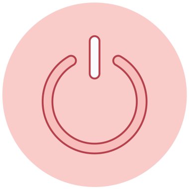 Güç. Web simgesi basit illüstrasyon