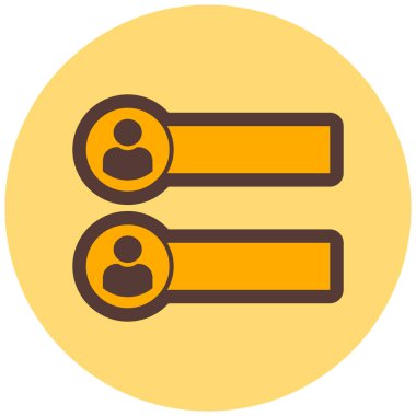 kullanıcı. Web simgesi basit illüstrasyon