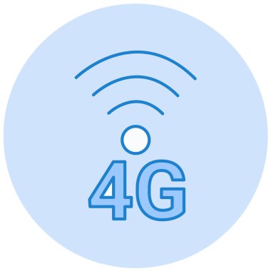 Dört gram. Web simgesi vektör illüstrasyonu
