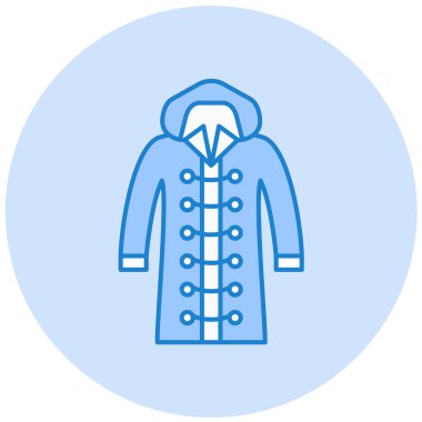 Ceket. Web simgesi basit illüstrasyon