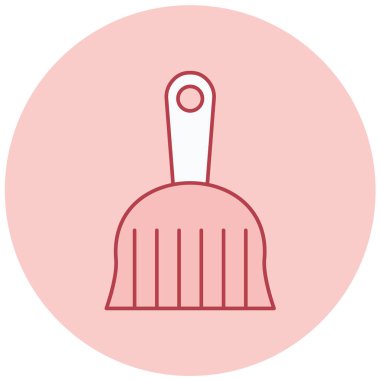 Süpürge. Web simgesi basit illüstrasyon