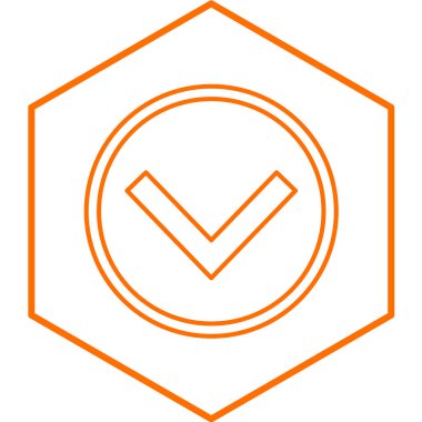 İşaretleme simgesinin vektör illüstrasyonu