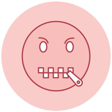 yüz simgesi, vektör illüstrasyonu