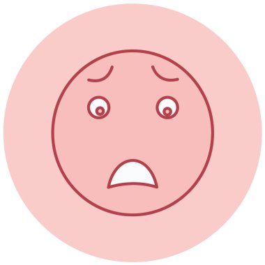 yüz simgesi, vektör illüstrasyonu