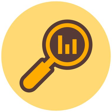 Arama simgesi vektör illüstrasyonu