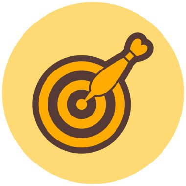 Hedef. Web simgesi basit illüstrasyon