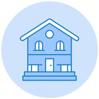 Ev simgesinin vektör illüstrasyonu