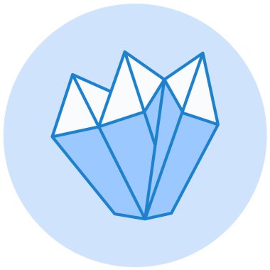 Elmas. Web simgesi basit illüstrasyon