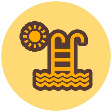 Yüzme havuzu. Basit tasarım