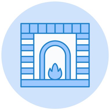 Moda tarzında izole edilmiş baca simgesi