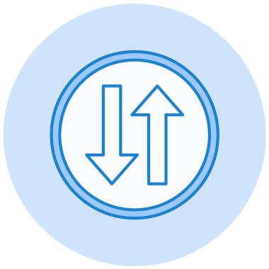 yön modern ikon vektör illüstrasyonu