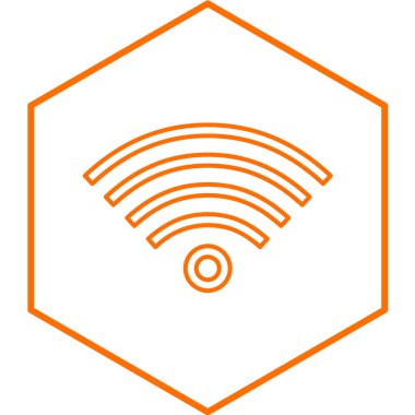 wifi simgesi vektör illüstrasyonu