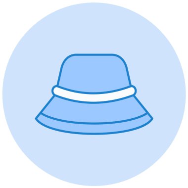 Şapka. Web simgesi basit illüstrasyon