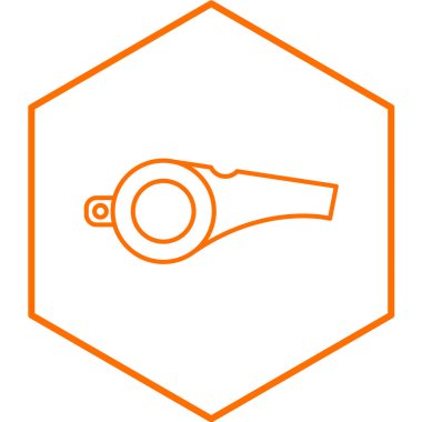 Islık simgesi. vektör illüstrasyonu