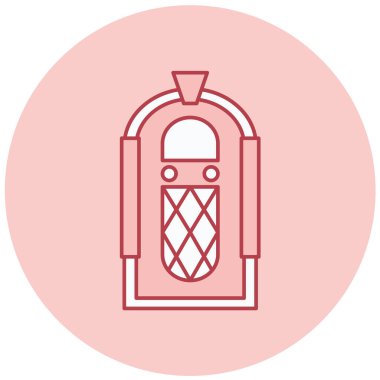 eşsiz ve basit vektör çizgisi simgesi