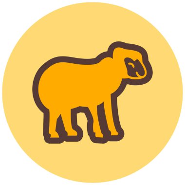 fil düz vektör simgesi