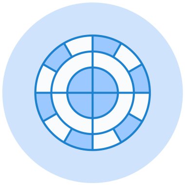 Modern simge vektör illüstrasyonunu hedefle