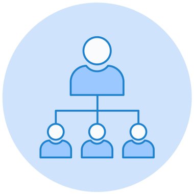 İş insanları vektör simgesi modern basit illüstrasyon