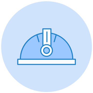 Miğfer. Web simgesi basit tasarım