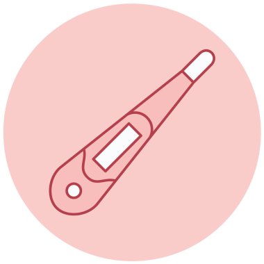 termometre simgesi, basit tasarım vektör çizimi