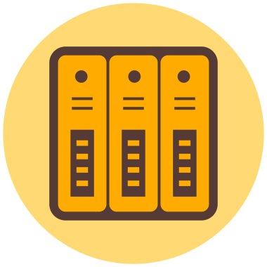 Dosyalar. Web simgesi basit illüstrasyon