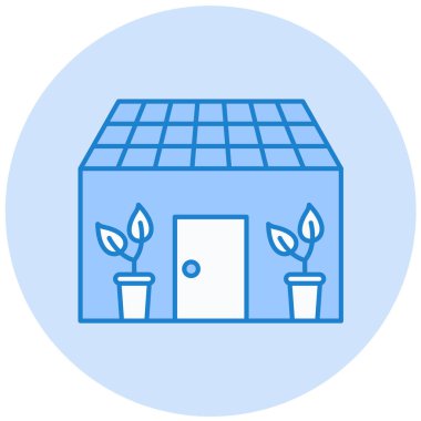 Bahçıvanlık modern ikon vektör illüstrasyonu