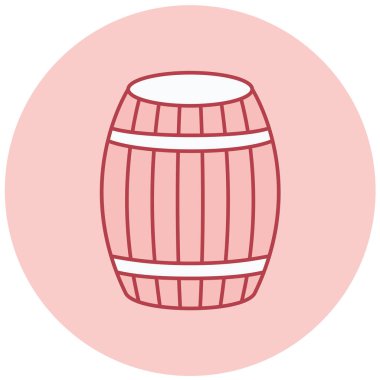 bira fıçısı ikon vektör illüstrasyonu