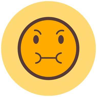 emoji. Web simgesi basit illüstrasyon