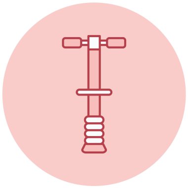 Anemometre simgesi, basit tasarım vektör çizimi