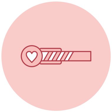 Kalp. Web simgesi basit illüstrasyon