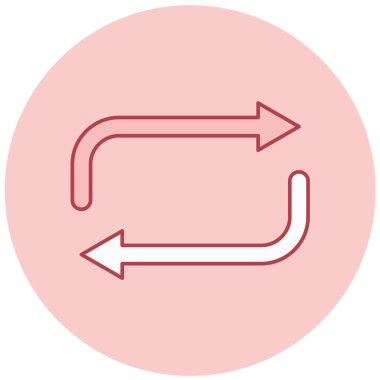 Ok. Web simgesi basit illüstrasyon