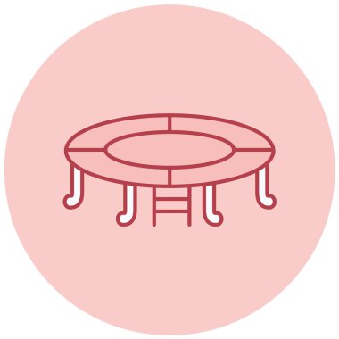 Masa tenisi topu ikonu. taslak düz vektör resimleme çizelgesi.