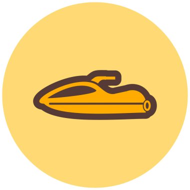 Su bisikleti. Web simgesi basit illüstrasyon