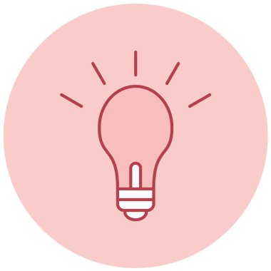 Ampul, illüstrasyon, vektör