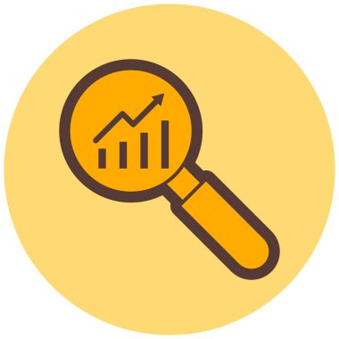 seo & ticari sektör için iş yönetimi dairesi simgesi