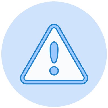 uyarı işareti simgesi, vektör illüstrasyonu