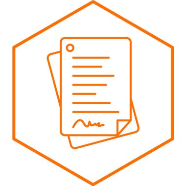 belgelerin vektör çizimi simgesi