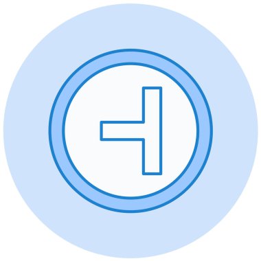 Bir b eksikliği simgesinin vektör çizimi