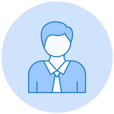 avatar. Web simgesi basit illüstrasyon