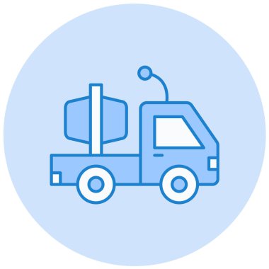 Kamyon. Web simgesi basit illüstrasyon